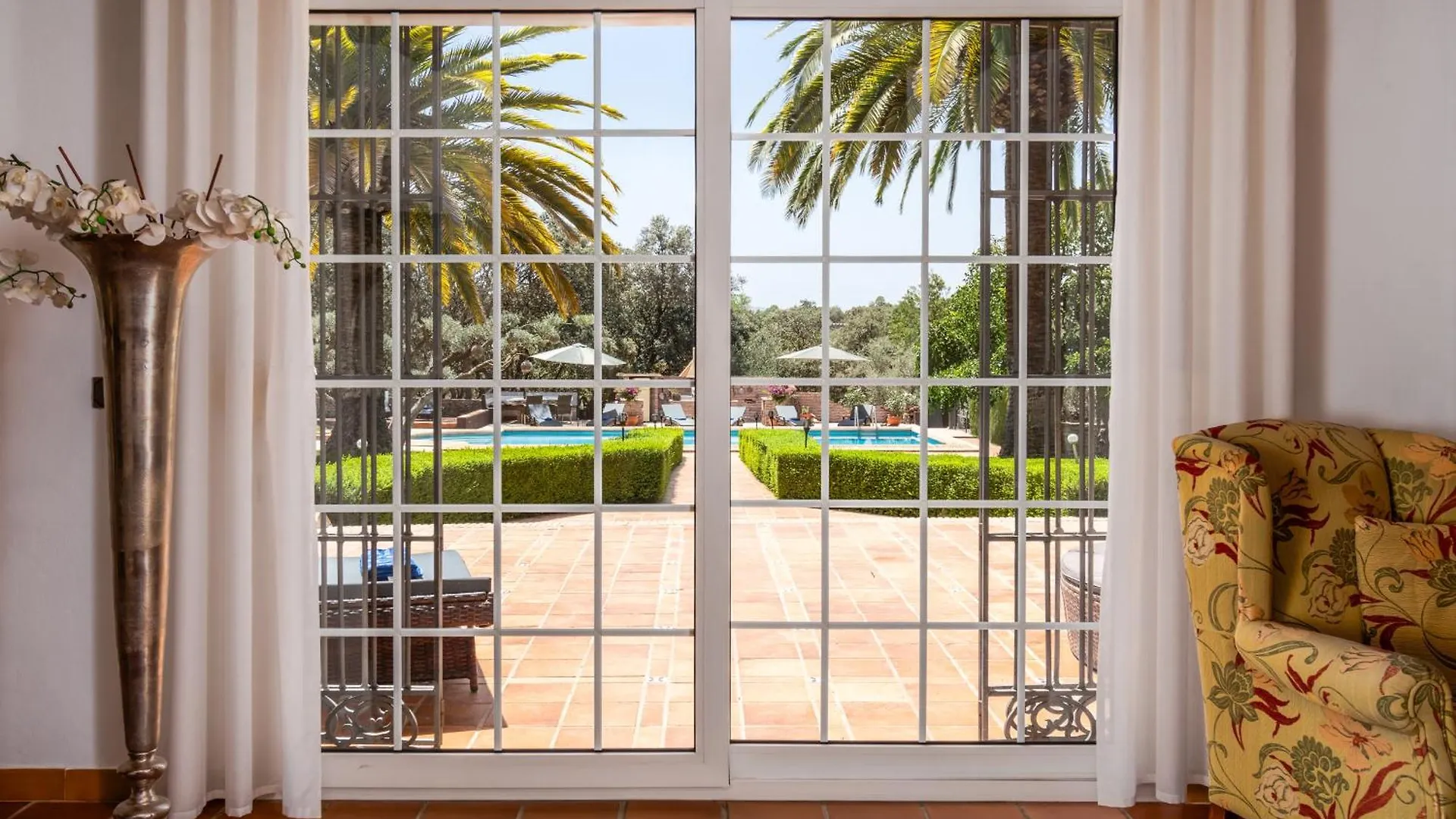 Andalusische Luxus-Finca Villa La Almunia Garden Ronda Arriate Spain