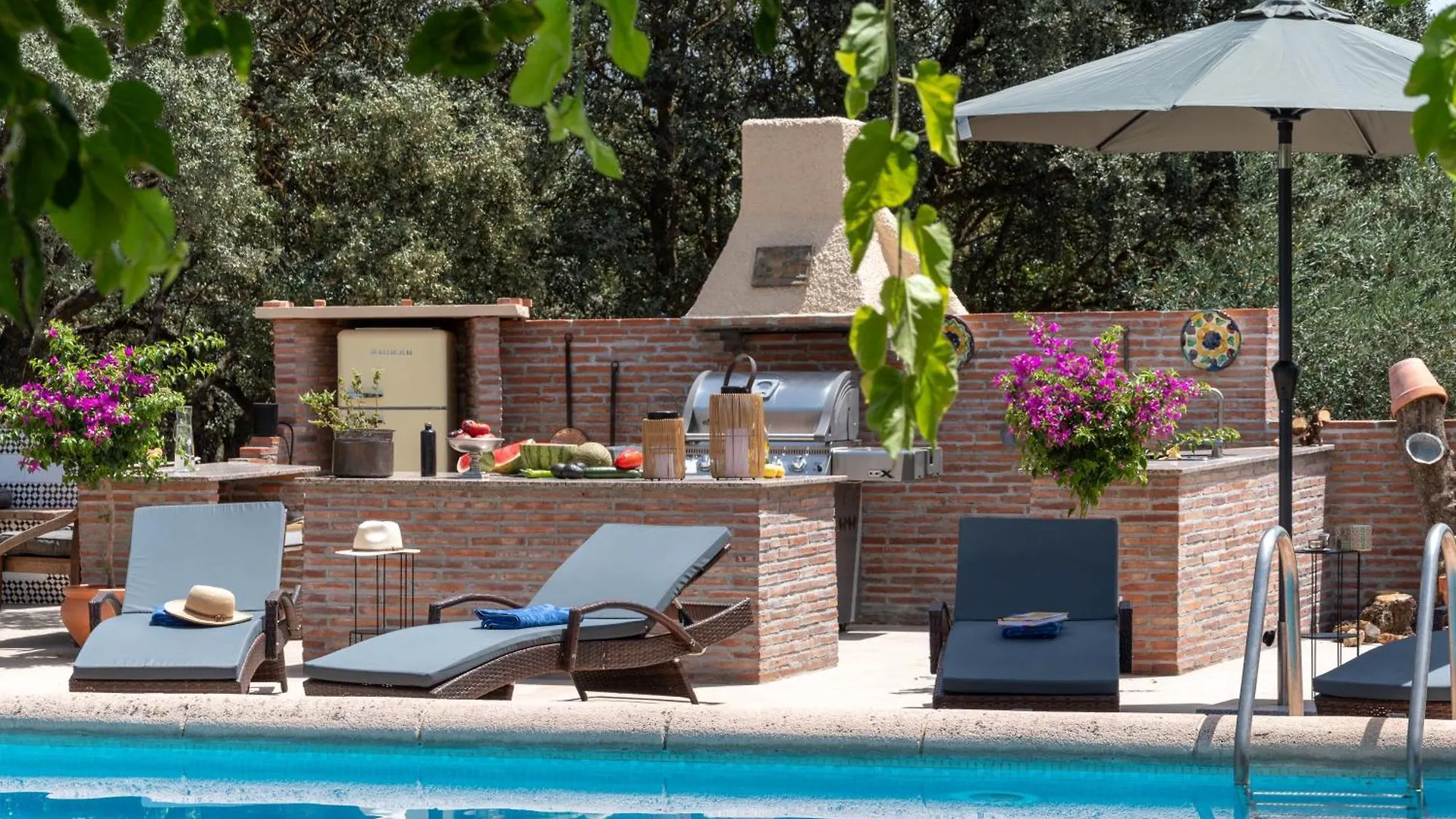 Andalusische Luxus-Finca Villa La Almunia Garden Ronda Arriate